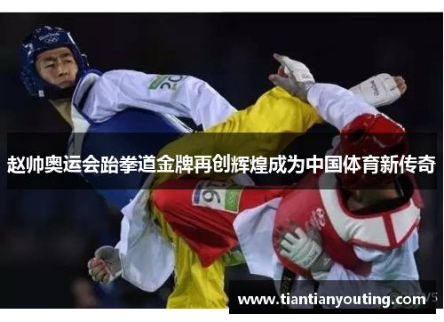 赵帅奥运会跆拳道金牌再创辉煌成为中国体育新传奇